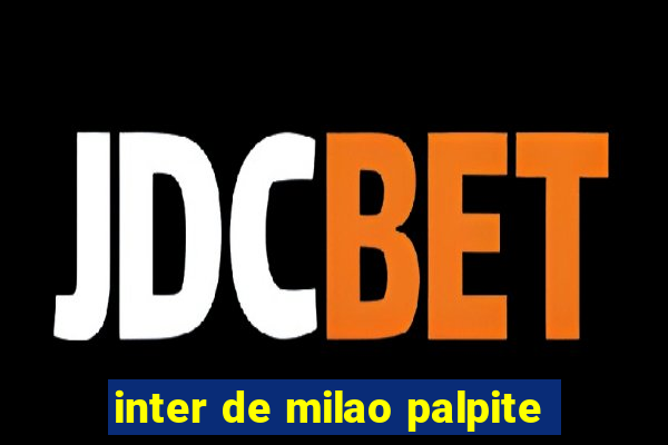 inter de milao palpite